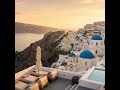 dream song, love at sunset oia at sunset, x 5, by cielo ardent