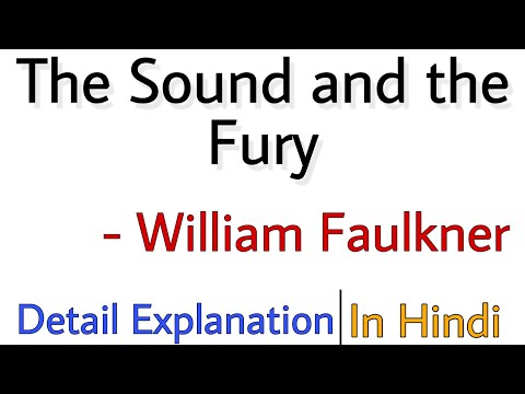 The Sound and the Fury by William Faulkner Summary in Hindi