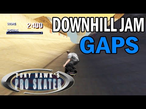 Tony Hawk's Pro Skater (PS1) - Downhill Jam All Gaps