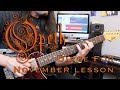 Opeth Dirge for November guitar lesson - Weekend Wankshop 207