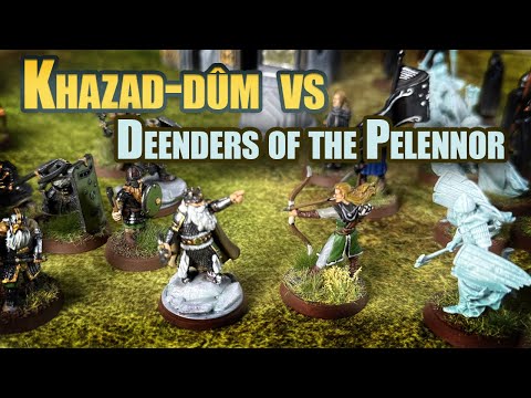 Legolas und seine gefallenen Freunde stellen sich Khazad-dûm entgegen! | MESBG-Schlachtbericht