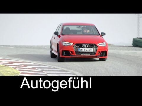 2017 Audi RS3 Sedan Race Track driving + interior/exterior - Autogefühl