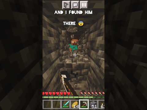 Haunting Encounter: Herobrine Found in Cave! 😱