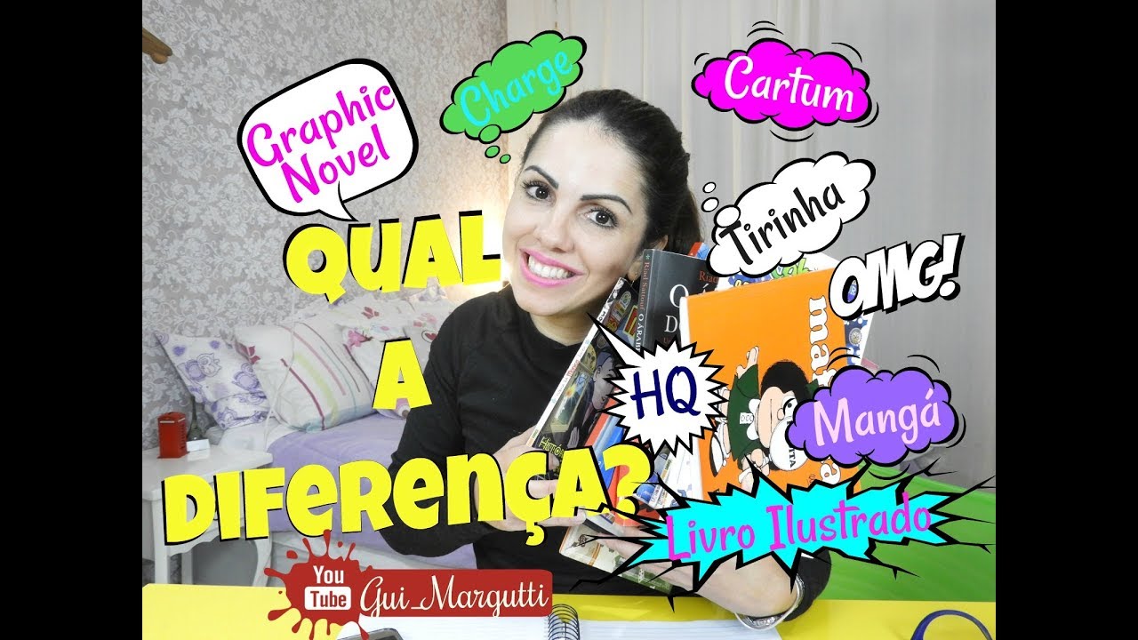 Diferença entre Charge Cartum HQ Graphic Novel Tirinhas Mangás Grafic e Outras Coisas ? O que são?