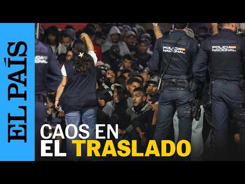 CEUTA | Caos en el traslado de migrantes de las playas al centro de acogida en el Puerto