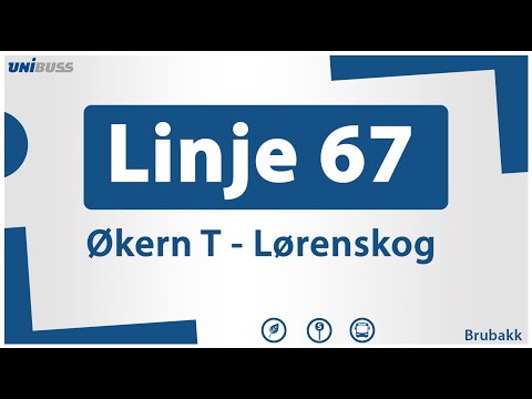 Linje 67 Økern T - Lørenskog