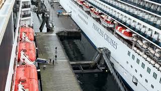 Eurodam pier runners in Sitka, Alaska ￼