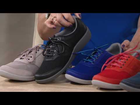 Clarks Cloud Steppers Lace-up Sneakers - Sillian Emma on QVC