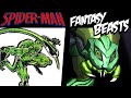 What If SPIDER MAN CHARACTERS Were FANTASY BEASTS Lore Speedpaint