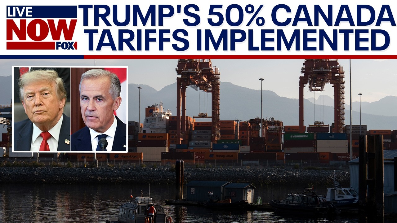 Trump's 50% Canada tariffs implemented, negotiations suspended