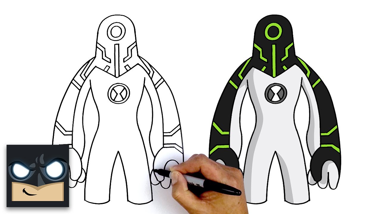How To Draw Upgrade Ben 10 | Beginner Drawing Tutorial (Step-by-Step)