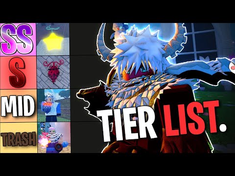 BEST PVE FRUITS TIER LIST IN GPO.. (Whole Cake Update)