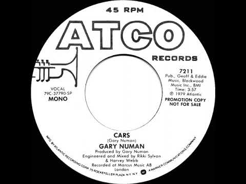 1980 Gary Numan - Cars (mono radio promo 45)