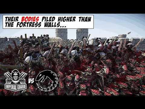 IMPERIAL GUARD FORTRESS v 5 MILLION TYRANIDS! | Warhammer 40K | MODDED UEBS2