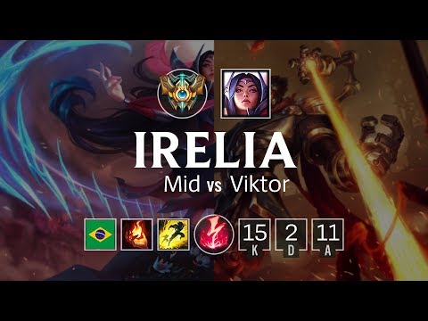 Irelia Mid vs Viktor - BR Challenger Patch 8.7