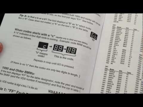 Peake R5/FCX-3 BMW Code Reader - How To, Demo