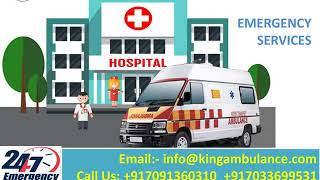 Best Patient Transfer King Ambulance Service in Delhi and Ranchi