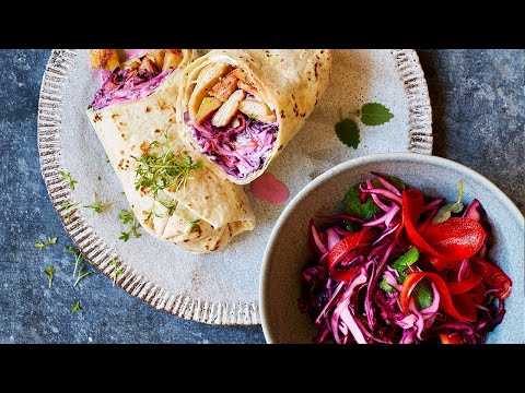 The fastest and best vegan Dürüm / Döner | Recipe to make yourself