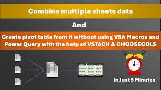 Excel Secrets Unveiled: The Powerful VSTACK and CHOOSECOLS Combo