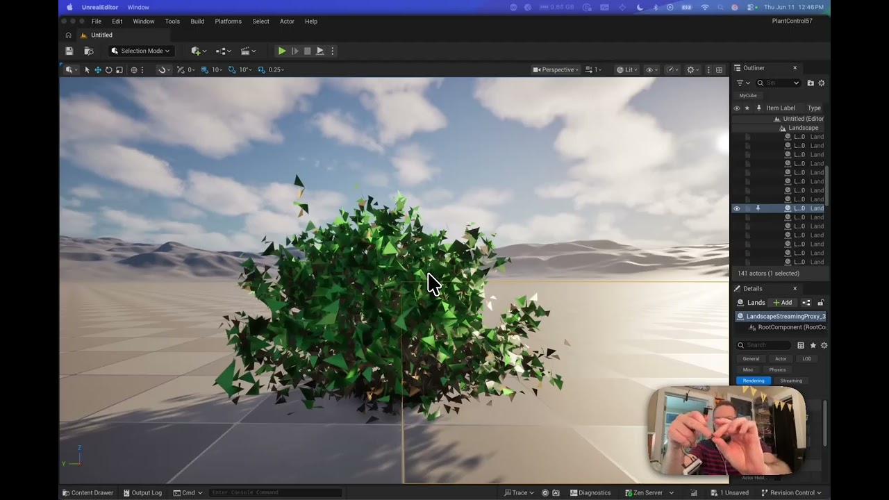 Video thumbnail for Wind-Controlled Foliage with a Hand-Worn IMU