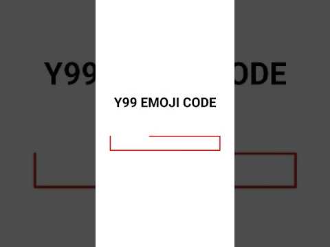 Y99 emoji code and how to use it