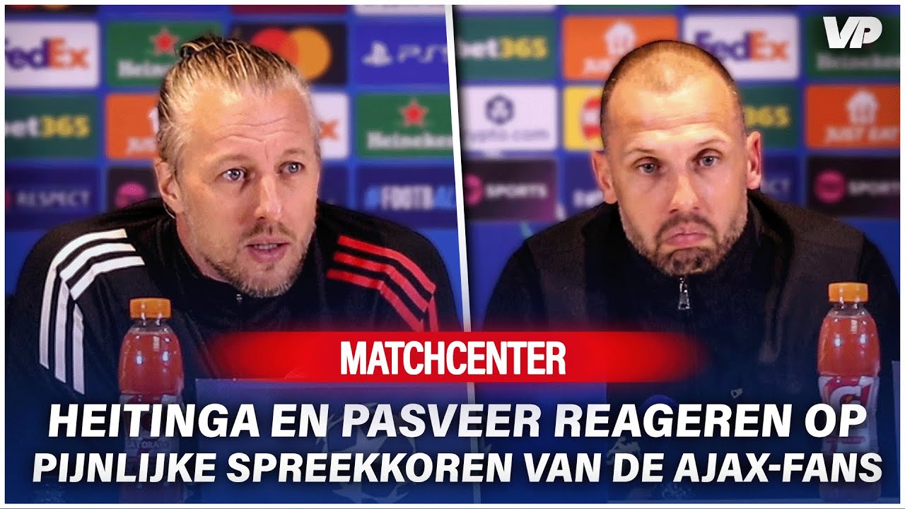 Thumbnail for article: Heitinga en Pasveer reageren op spreekkoren: 'Dat doet wel wat met je'