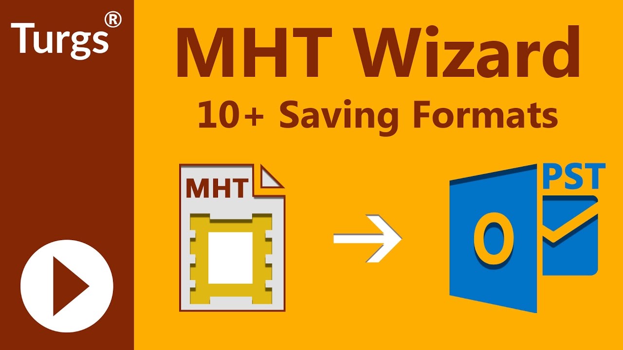 MHT Converter Export MHTML Files to PDF & Other File Formats