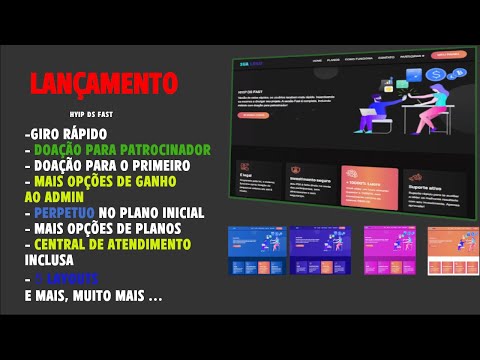 Apresentação - HYIP DS Fast 1x4 para sucesso absoluto PHP