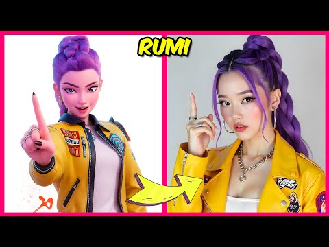 K-Pop Demon Hunters in REAL LIFE 💜🎤 + Favorite Snacks, Movies & More! | Rumi, Mira, Zoey