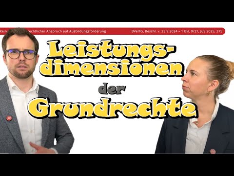 Grundrechte als Leistungsrechte – Beispiel: BAföG