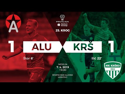 25.krog: Aluminij - Krško 1:1 ; Prva liga Telekom Slovenije 2018/2019