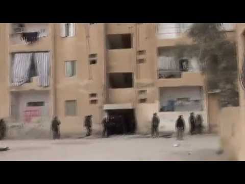 اشتباكات بين كتيبة وليد السخني وقوات النظام أثناء اقتحام فرع الأمن العسكري في الرقة