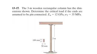 Topic 6   Example Euler's Buckling of Column