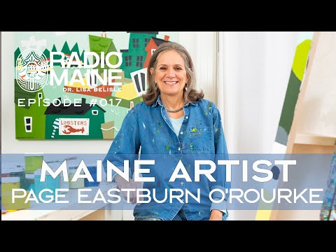 Radio Maine: Pop Art + Folk Art = Paintings by Page Eastburn O'Rourke! An Interview with a Unique Maine Artist