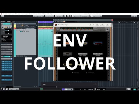 Side-chained Envelope Follower in Reason Rack Plugin (in Cubase)