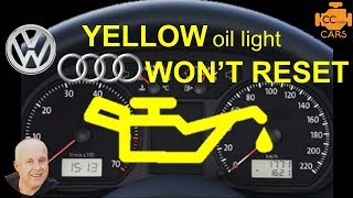 VW Yellow Oil Light Won’t Reset | VW Bonnet Latch Problems