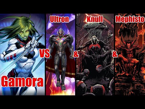 Gamora Vs Infinity Ultron, Knull & Mephisto World Boss Legend Showcase (MFF)