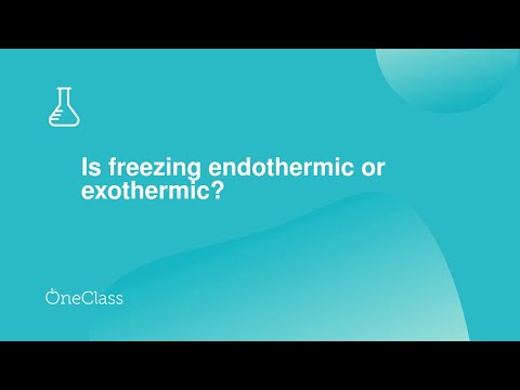 Is Freezing Exothermic