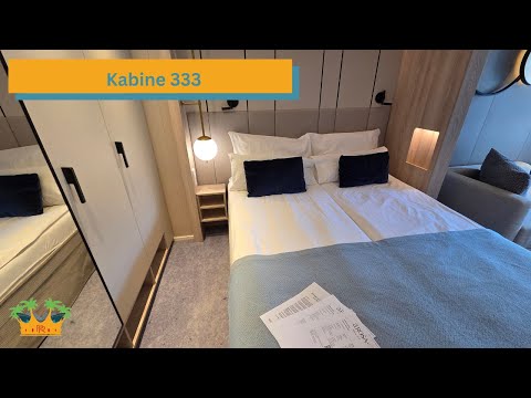 A-ROSA SENA: Cabin tour - Outside cabin with balcony