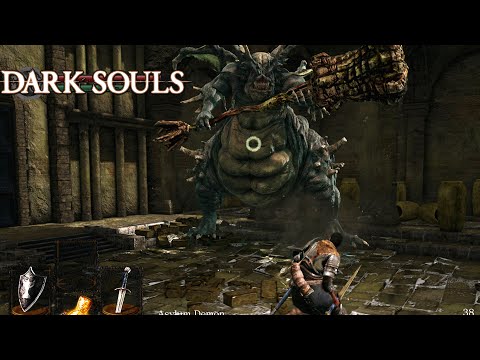 Dark Souls - [Part 2] - The Asylum Demon (Boss Battle) - No Commentary