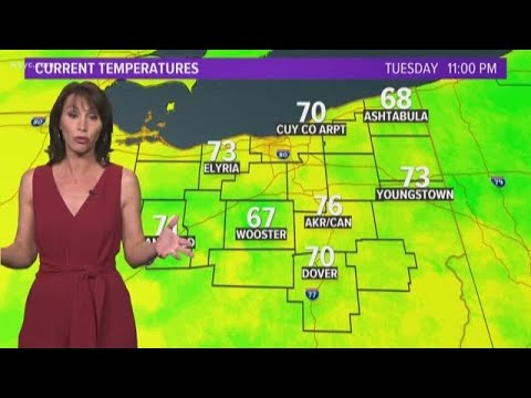 11 p.m. weather forecast for October 1, 2019