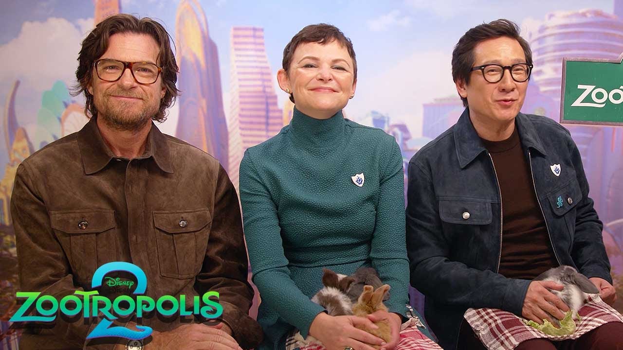 Zootropolis 2 Cast Meet REAL Bunnies! ud83dudc30 Jason Bateman, Ginnifer Goodwin, Ke Huy Quan
