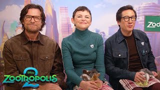 Zootropolis 2 Cast Meet REAL Bunnies! 🐰 Jason Bateman, Ginnifer Goodwin, Ke Huy Quan