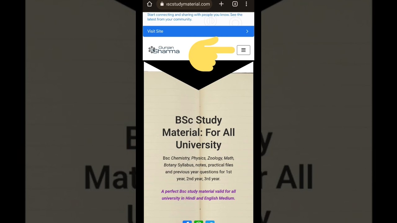 BSc 1st Year Handwritten Notes with PDF for All subjects #bsc1styear #bsc