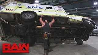Braun Strowman savagely attacks Roman Reigns: Raw, April 10, 2017