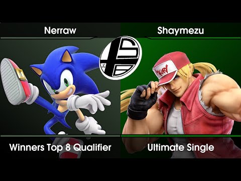 S&Bagar #12 Winners Top 8 Qualifier - Nerraw (Sonic) Vs. Shaymezu (Terry) SSBU Ultimate Tournament