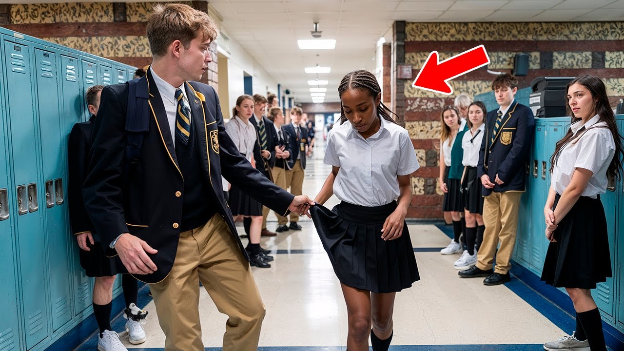 Bullies Lifted the New Girl’s Skirt — A Minute Later, They Were on the Floor Crying