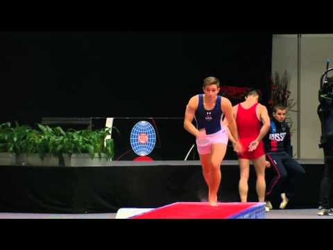 Brandon Krzynefski - Tumbling - 2015 World T&T Championships - Team Final
