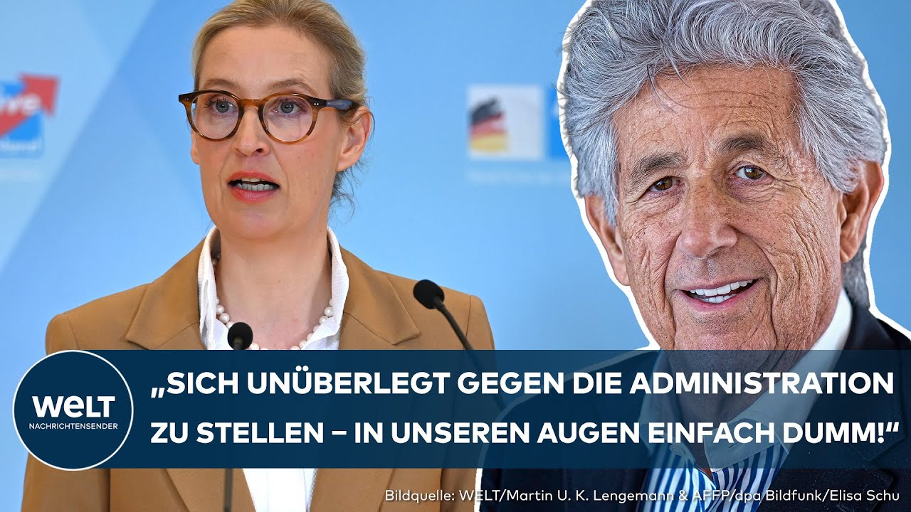 AFD: Weidel kritisiert Trumps Machtspielchen – Jetzt gibt's eine Klatsche von den Republikanern