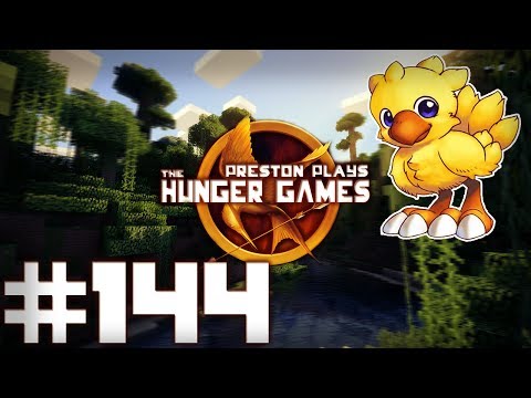 Minecraft Hunger Games: EPIC BOW FIGHT! - w/Preston & Friends! #144